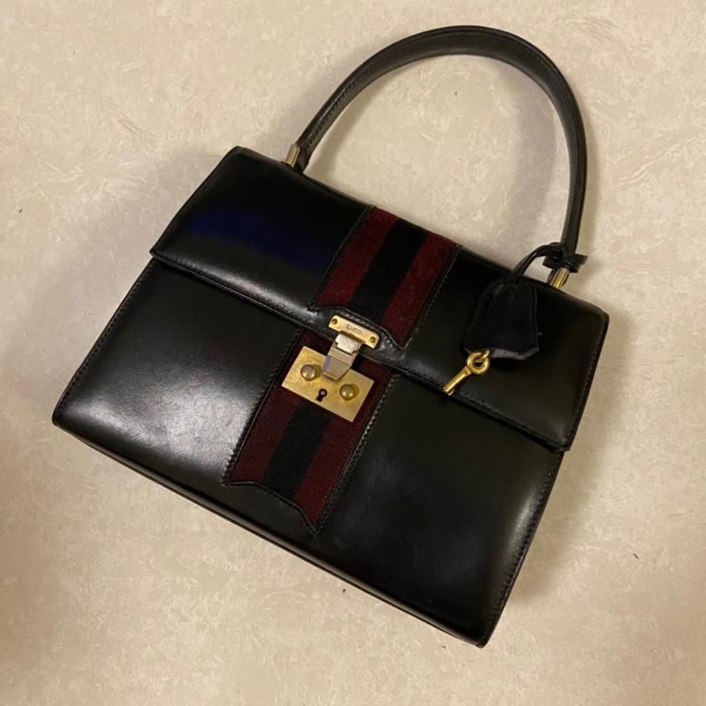 Authentic Vintage Gucci Vintage Kelly Top Handle Bag